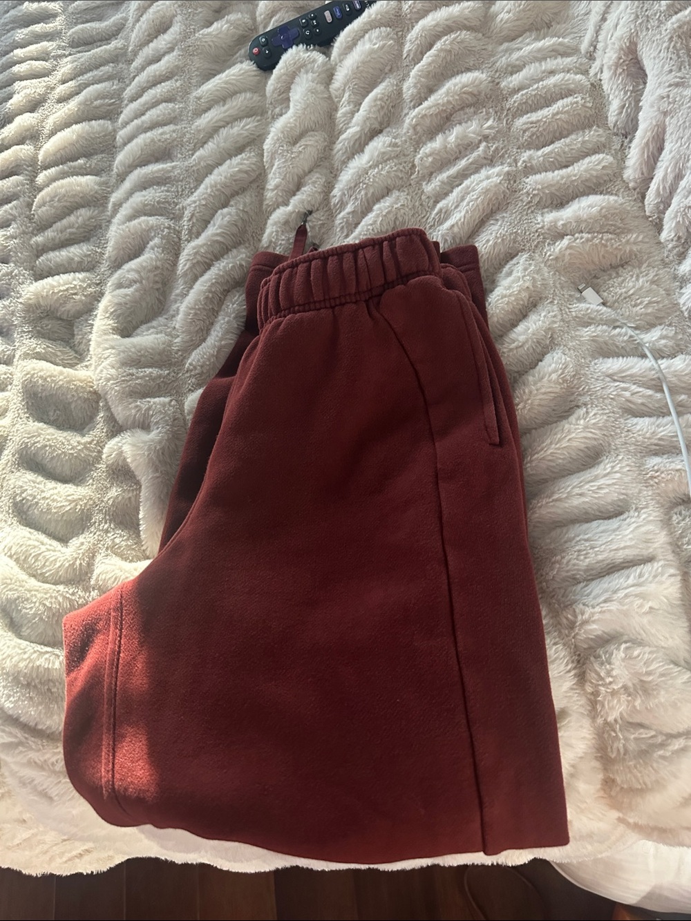 Women’s Lululemon Burgandy Rust Red Pull-On Scuba Sweatpants Small - Picture 6 of 7